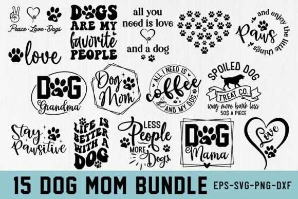 Download Dog Mom Svg Bundle Funny Quotes - Quotes Collection